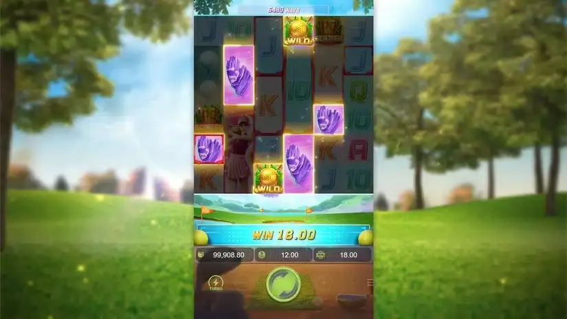 Super Golf Drive slot screenshot 3