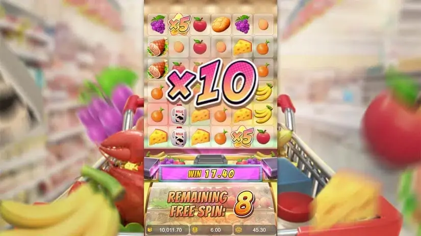 Supermarket Spree slot screenshot 6