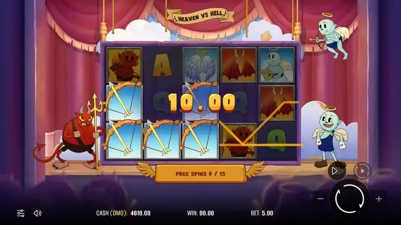 Heaven Vs Hell slot screenshot 4