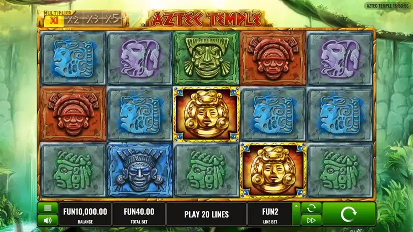 Aztec Temple slot screenshot 