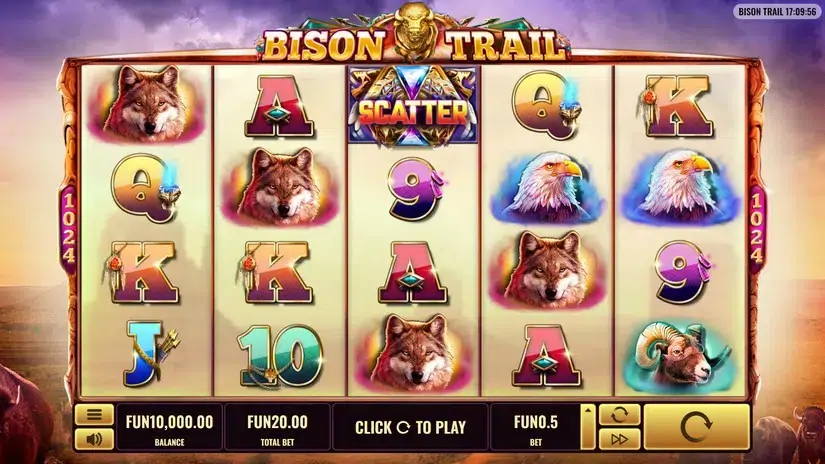 Bison Trail slot screenshot 1