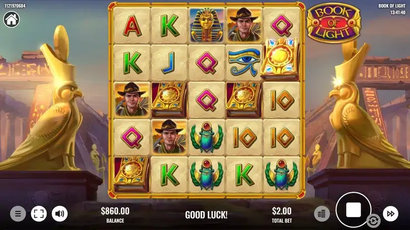 Book of Light slot screenshot 3