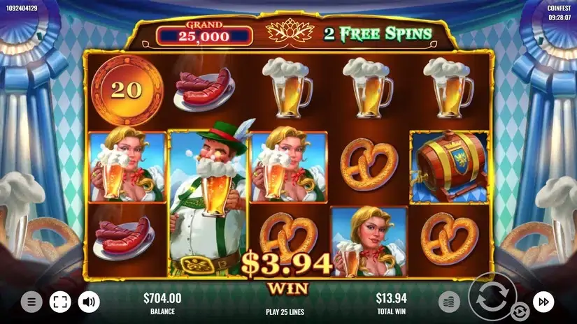 Coinfest slot screenshot 6