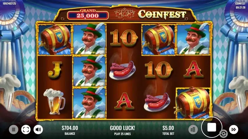 Coinfest slot screenshot 3