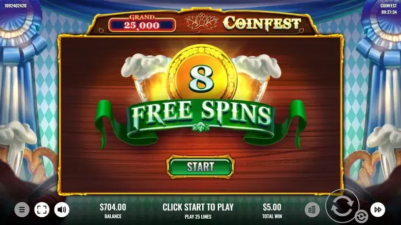 Coinfest slot screenshot 4