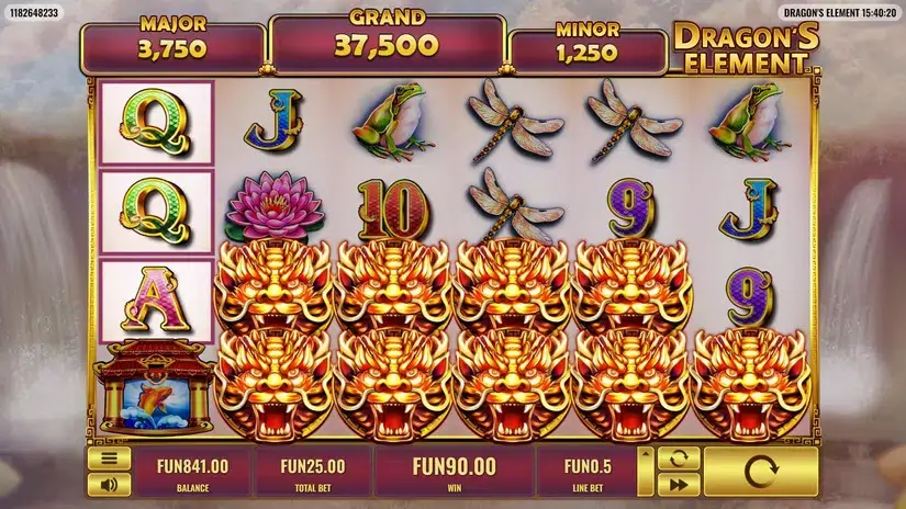 Dragon’s Element slot screenshot 