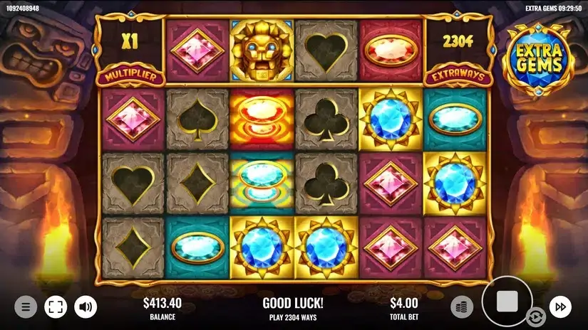 Extra Gems slot screenshot 4