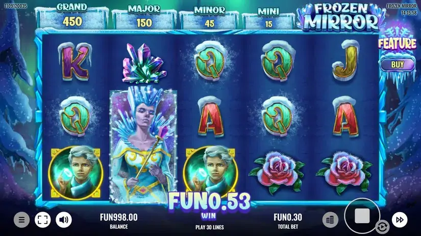 Frozen Mirror slot screenshot 2