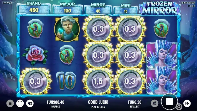Frozen Mirror slot screenshot 3