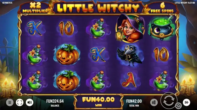 Little Witchy slot screenshot 7