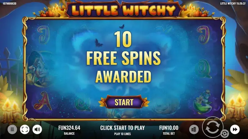 Little Witchy slot screenshot 6