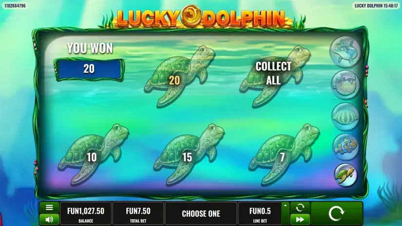 Lucky Dolphin slot screenshot 4