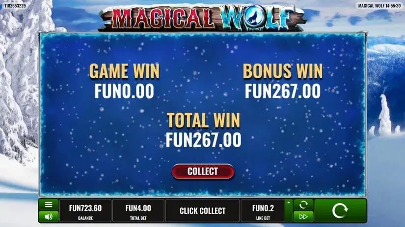 Magical Wolf slot screenshot 