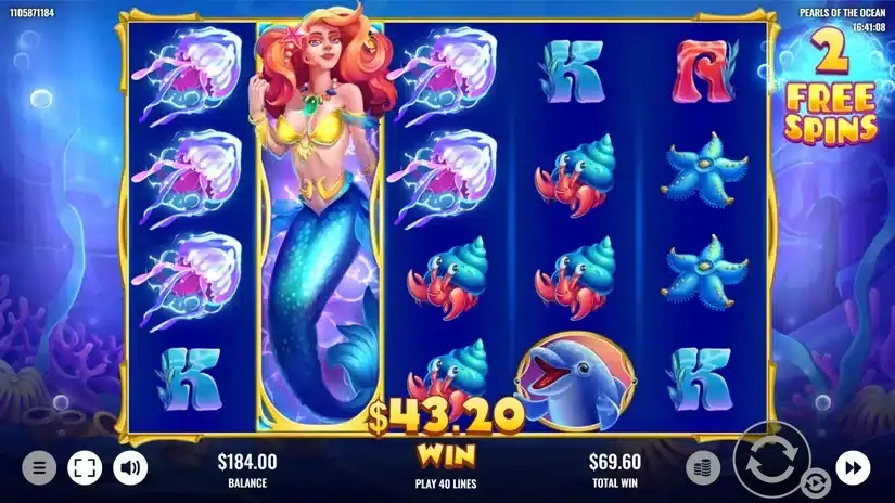 Pearls of the Ocean slot screenshot 6