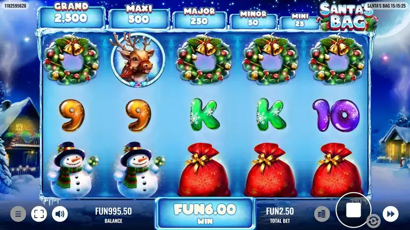 Santa’s Bag slot screenshot 2