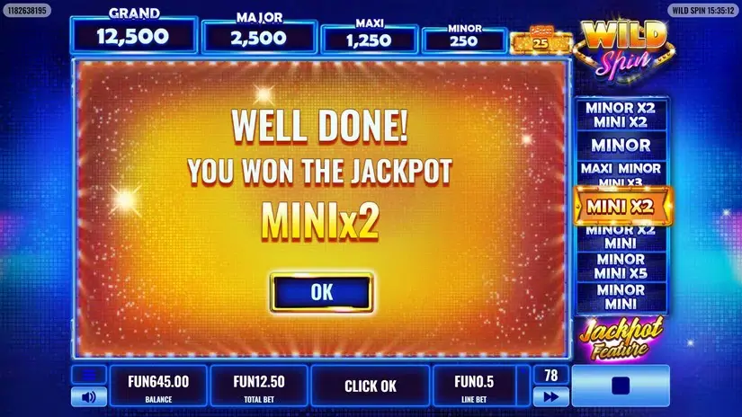 Wild Spin slot screenshot 4