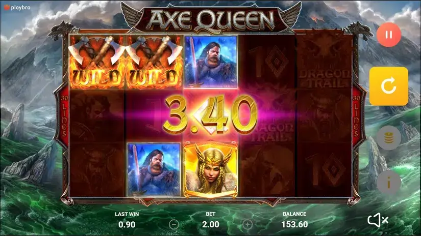 Axe Queen slot screenshot 
