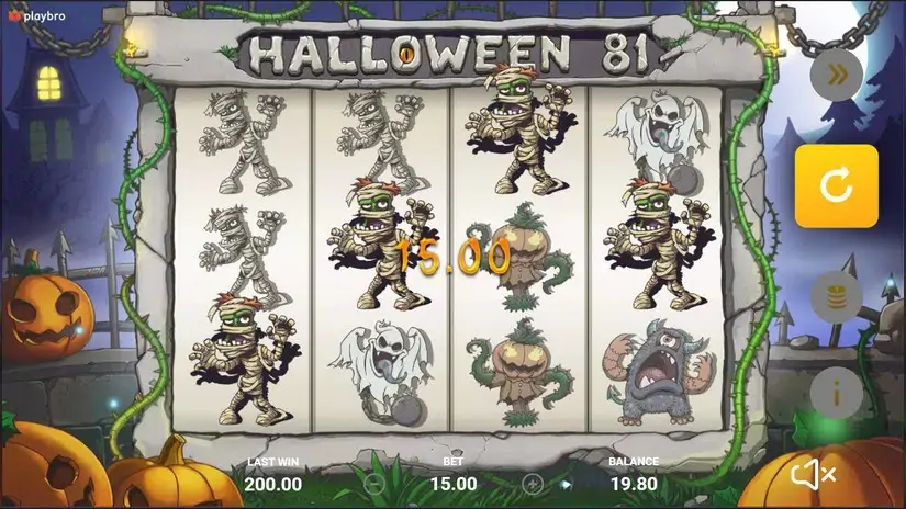 Halloween 81 slot screenshot 3