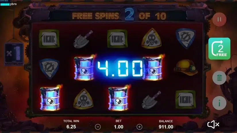 Mech-o-tronika slot screenshot 4