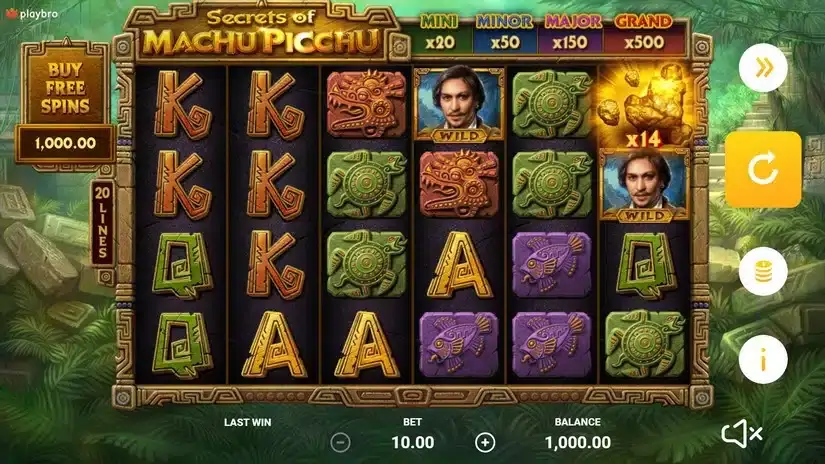 Secrets of Machu Picchu slot screenshot 1