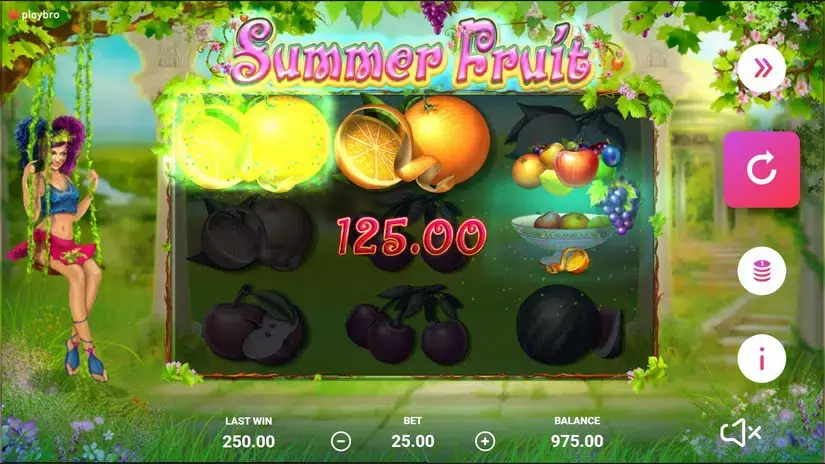 Summer Fruits slot screenshot 4