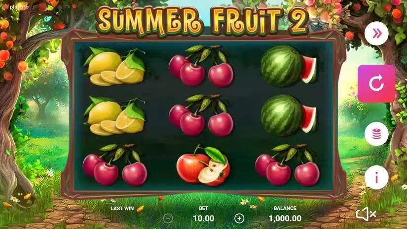 The Summer Fruit 2 slot screenshot 1