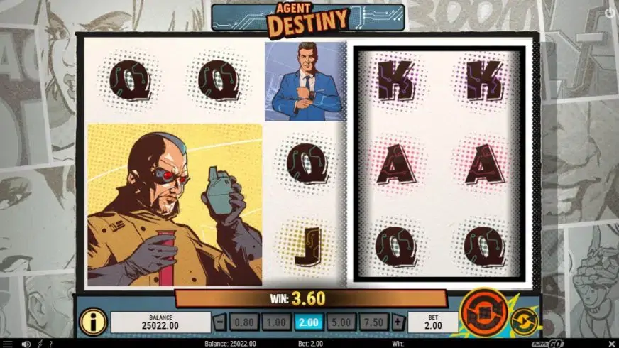Agent Destiny slot screenshot 3