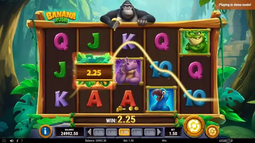 Banana Rush slot screenshot 2