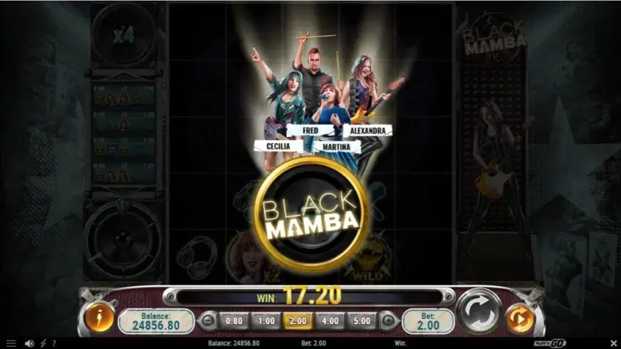 Black Mamba slot screenshot 3