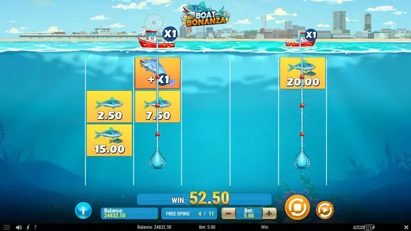 Boat Bonanza slot screenshot 5