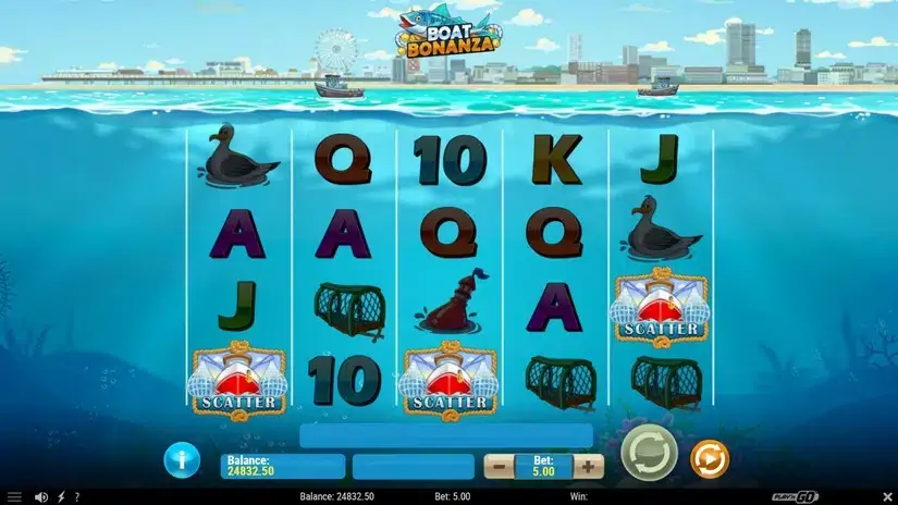 Boat Bonanza slot screenshot 2