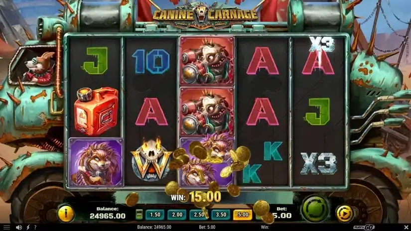 Canine Carnage slot screenshot 3