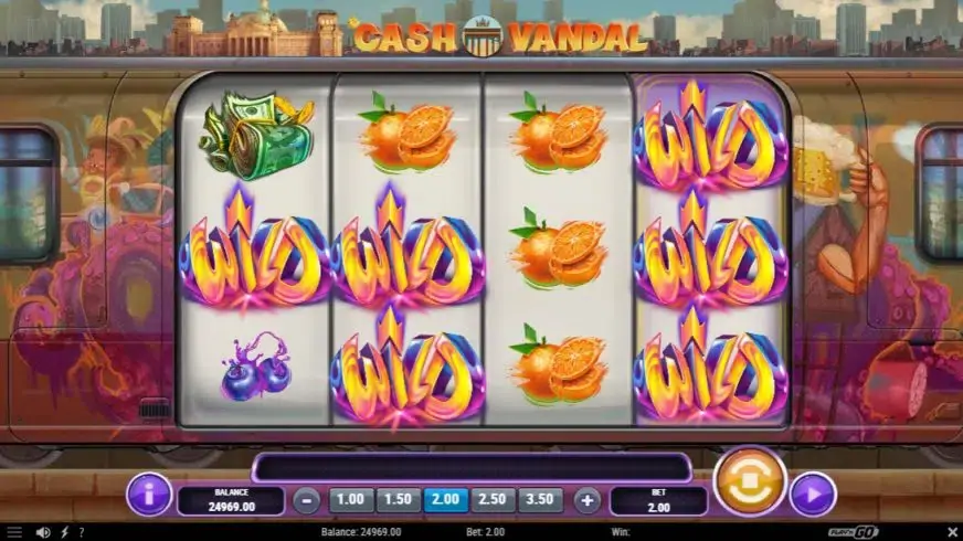 Cash Vandal slot screenshot 4