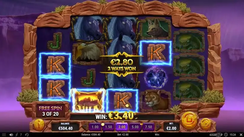 Colt Lightning slot screenshot 4