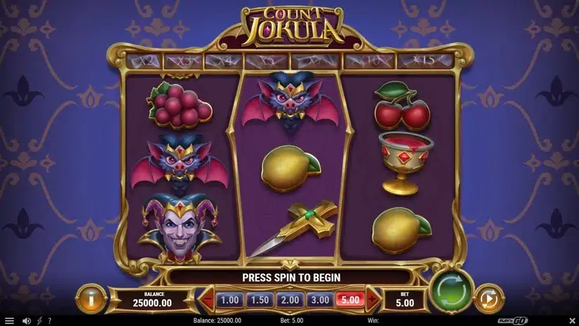 Count Jokula slot screenshot 