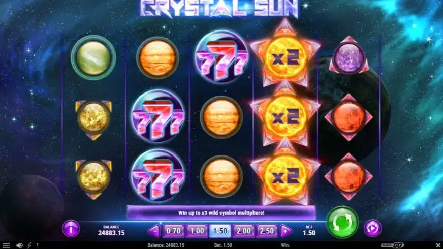 Crystal Sun slot screenshot 2