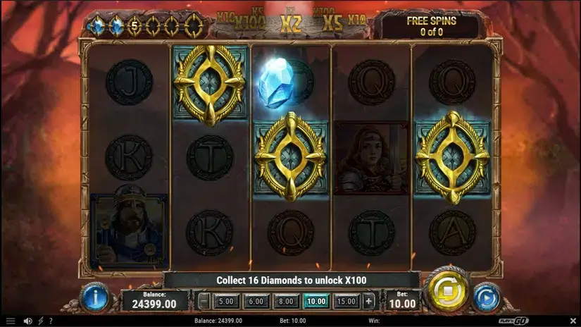 Diamonds of the Realm slot screenshot 5