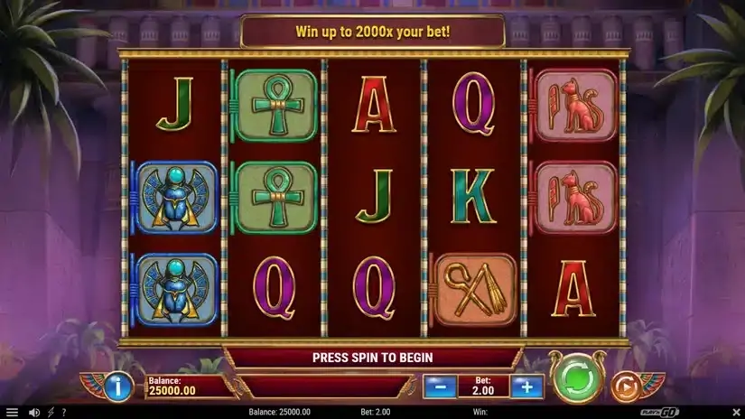 Eye of Atum slot screenshot 