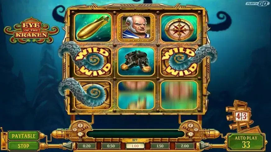 Eye of The Kraken slot screenshot 3