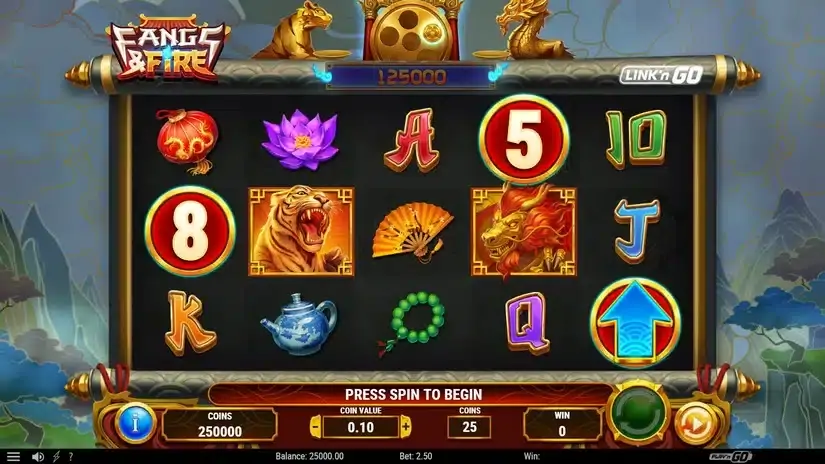Fangs & Fire slot screenshot 1