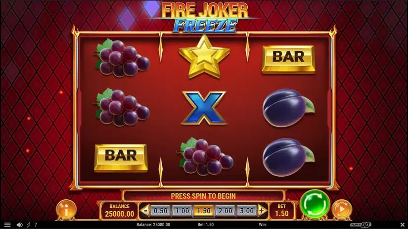 Fire Joker Freeze slot screenshot 