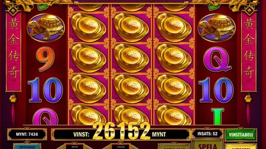 Golden Legend slot screenshot 1