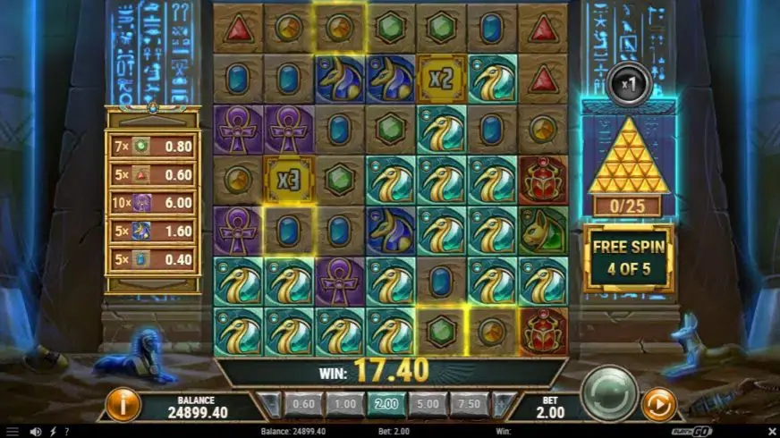 Golden Osiris slot screenshot 5