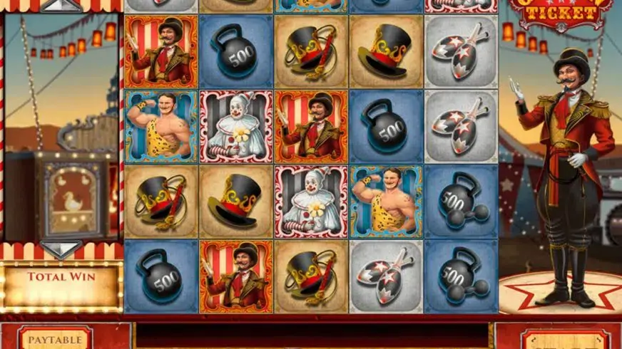 Golden Ticket slot screenshot 2
