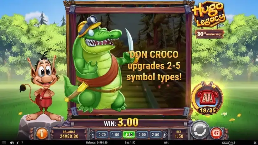 Hugo Legacy slot screenshot 6