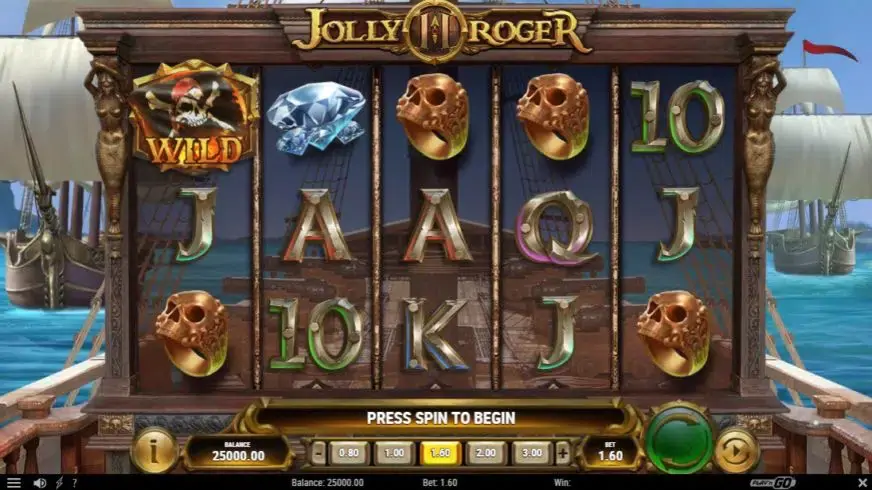 Jolly Roger 2 slot screenshot 1