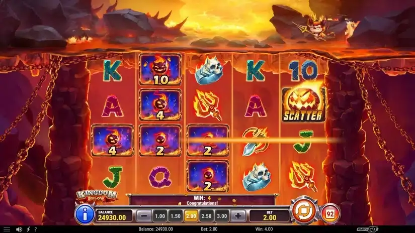 Kingdom Below slot screenshot 