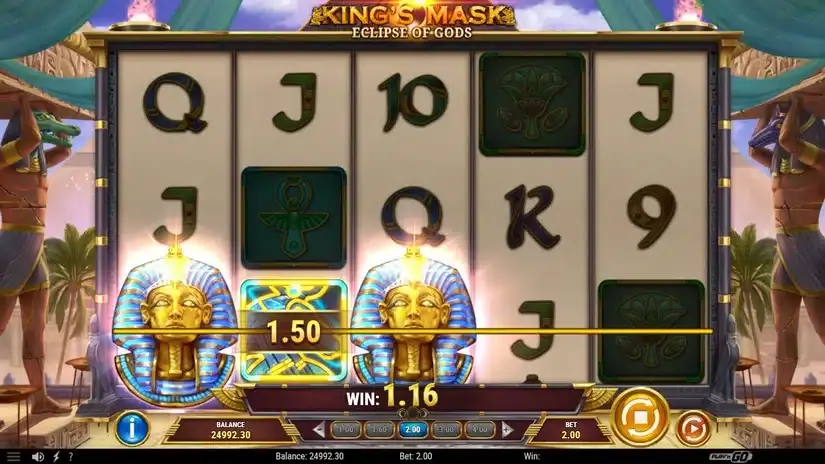 King’s Mask Eclipse of Gods slot screenshot 2