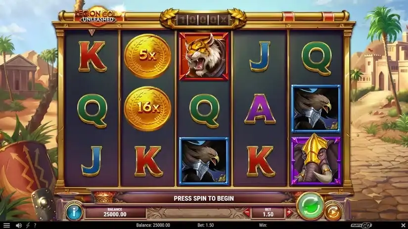 Legion Gold Unleashed slot screenshot 