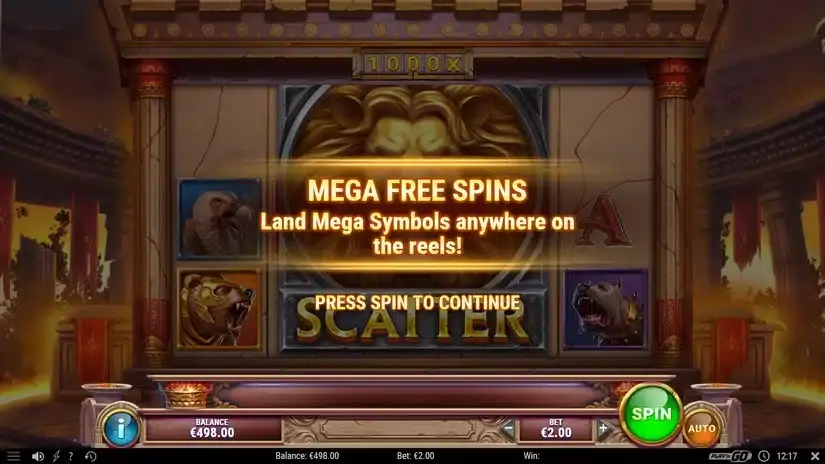 Legion Gold slot screenshot 2